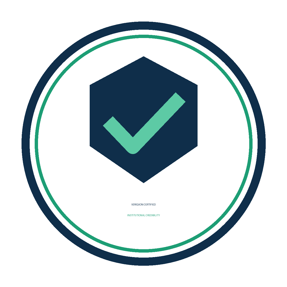 Illustrative Veriquon badge